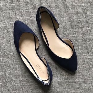Nine West Navy Ballet Flats